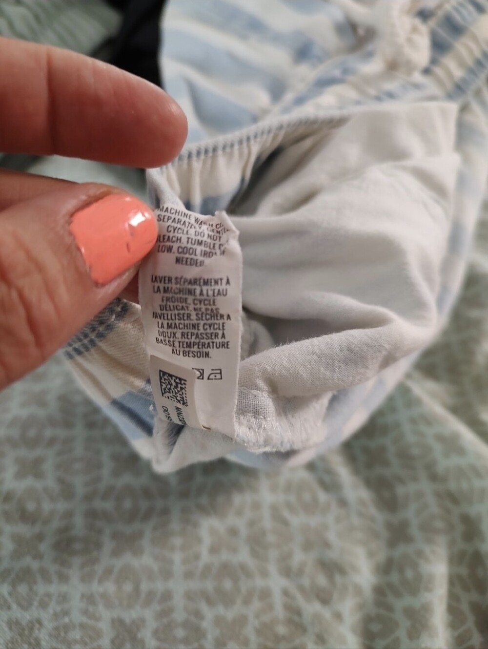 Aerie Blue Striped Shorts Small - Picture 10 of 10